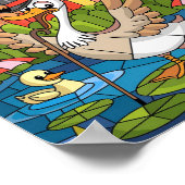 Kunstgefestigte Glaskunst, Albernes Gänsehaut Poster (Ecke)