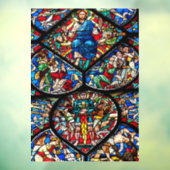 Kunstgefestigte Glaskunst Fensteraufkleber (Blatt 3)