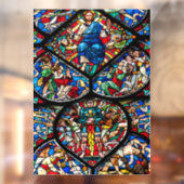 Kunstgefestigte Glaskunst Fensteraufkleber (Blatt 2)