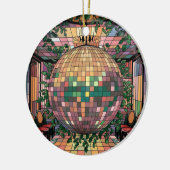 Kunstgefestigte Glaskunst, festgehaltenes Glas in  Keramik Ornament (Links)