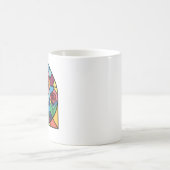 Kunstgefestigte Glaskunst Kaffeetasse (Mittel)