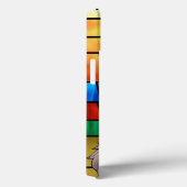 Kunstgefestigte Glaskunst mit einem Hundportrait Case-Mate iPhone Hülle (Rückseite / Rechts)