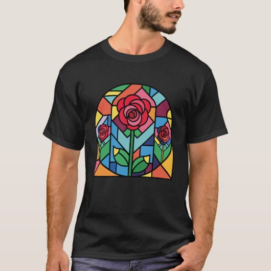 Kunstgefestigte Glaskunst T-Shirt (Vorderseite)