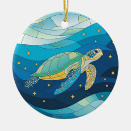 Kunstgefestigte Glaskunst, verkettete Glasmeerschi Keramik Ornament