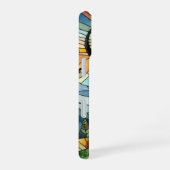 Kunstgefestigte Glaskunst, verklebter Glass Stil H iPhone 16 Hülle (Rechte Seite)