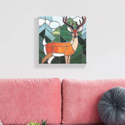 Kunstgefestigte Glaskunst, verklebter Glass Stil H Leinwanddruck (Insitu (Wohnzimmer))