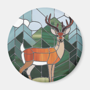 Kunstgefestigte Glaskunst, verklebter Glass Stil H Magnet