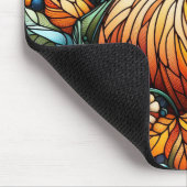 Kunstgefestigte Glass Pumpkin Mousepad (Ecke)