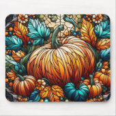 Kunstgefestigte Glass Pumpkin Mousepad (Vorne)