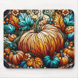 Kunstgefestigte Glass Pumpkin Mousepad