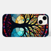 Kunstgeflecht aus Glas, Baum aus dem Leben Case-Mate iPhone Hülle (Rückseite (Horizontal))