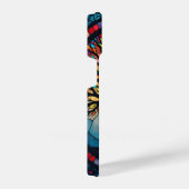 Kunstgeflecht aus Glas, Baum aus dem Leben iPhone Hülle (Rechte Seite)