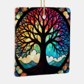 Kunstgeflecht aus Glas, Baum aus dem Leben Keramikornament (Rechts)