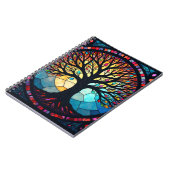 Kunstgeflecht aus Glas, Baum aus dem Leben Notizblock (Linke Seite)