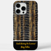 Kunstgeflochtene Schlangenhautextilien Case-Mate iPhone Hülle (Rückseite)