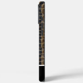 Kunstgeflochtene Schlangenhautextilien Case-Mate iPhone Hülle (Rückseite / Links)