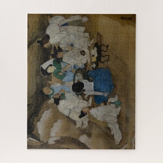 Kunstgeschichte (Asien): Das Party Abend Puzzle (Vertikal)