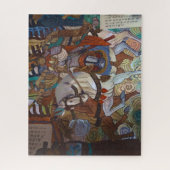 Kunstgeschichte (Asien) Der Ritter marschiert in d Puzzle (Vertikal)