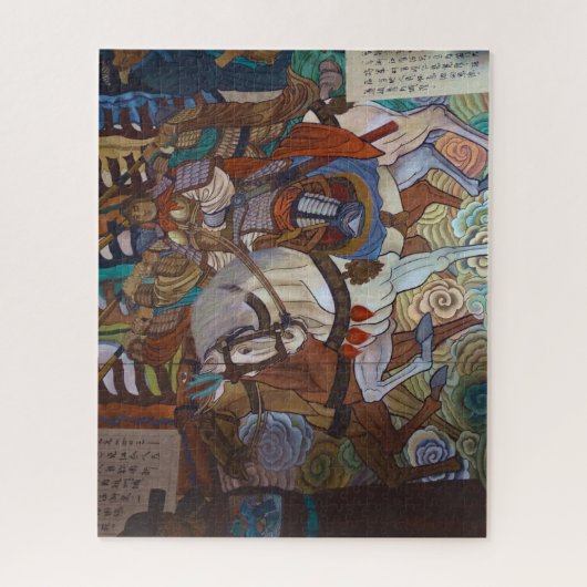 Kunstgeschichte (Asien) Der Ritter marschiert in d Puzzle (Vertikal)