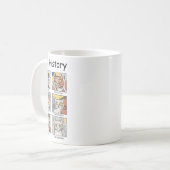 Kunstgeschichte Funny Cat Art Lover Malerei Maler Kaffeetasse (Vorderseite Links)