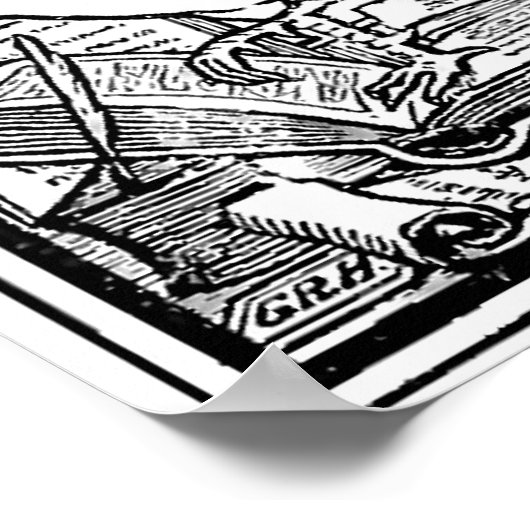 Kunstgewerbe Inspiration Poster (Ecke)