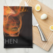 Kunstgiesserei Abstrakt Kunst, Küche Handtuch (Viertel Falte)