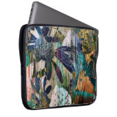 Kunstgrafik und Aquarellherbst bunt Backgro Laptopschutzhülle (Vorne Rechts)