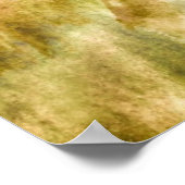 kunstgrün, braun, Hand Farbe Hintergrund nahtlos Poster (Ecke)