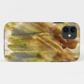 Kunstgrün, brauner Handfarbenhintergrund nahtlos Case-Mate iPhone Hülle (Rückseite (Horizontal))