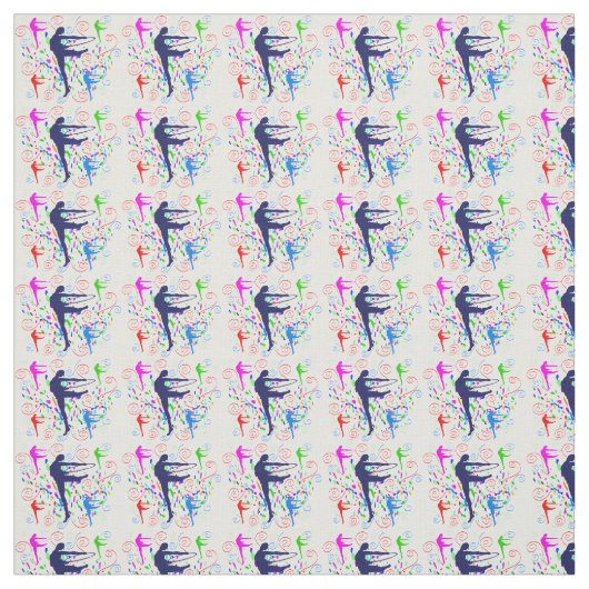 Kunstgymnastik Stoff (Muster)