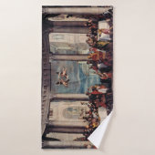 Kunsthandtuch Badehandtuch (Badehandtuch)