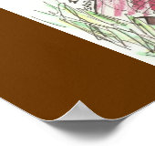 Kunsthandwerk auf Leinwand/haitianische Frau Poster (Ecke)