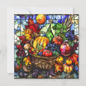 Kunsthandwerk aus Glas im Herbst (Rückseite)
