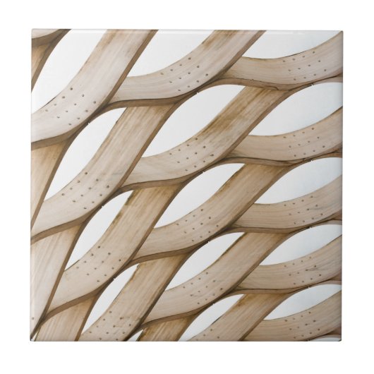 Kunsthandwerk aus Holz Fliese (Vorderseite)