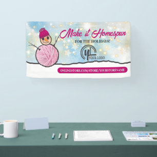 Kunsthandwerk aus Strickfaser Banner