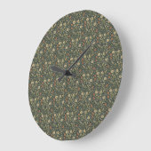 Kunsthandwerk Botanisch Große Wanduhr (Winkel)