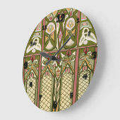 Kunsthandwerk Buntglas inspirierte Uhr! Große Wanduhr (Winkel)