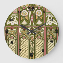 Kunsthandwerk Buntglas inspirierte Uhr!