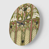 Kunsthandwerk Buntglas inspirierte Uhr! Große Wanduhr (Winkel)