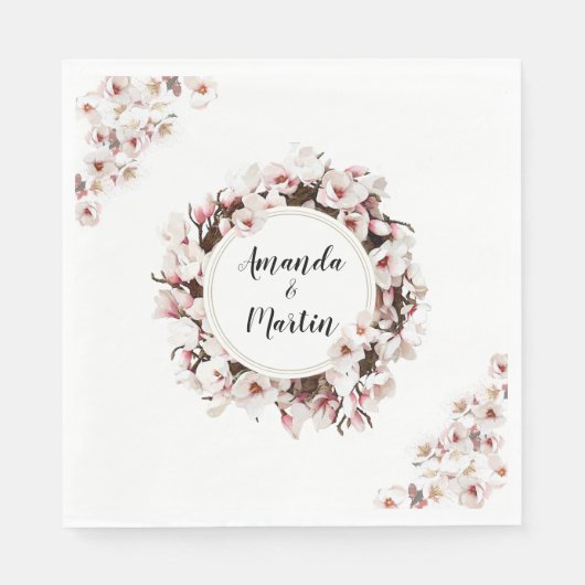 Kunsthandwerk des Blossom Serviette (Vorderseite)