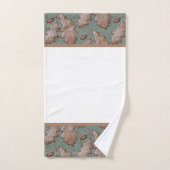 Kunsthandwerk Eichenholz Badetuch Set (Handtuch)