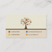 Kunsthandwerk - Elegantes natürliches Thema Visitenkarte (Rückseite)