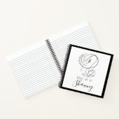 Kunsthandwerk Feminine Linie Kunsthandwerk Notizblock (Innenseite)