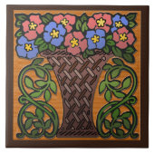 Kunsthandwerk Fliese (Vorderseite)