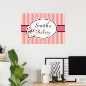 Kunsthandwerk für Bäckereien Poster (Heimbüro)
