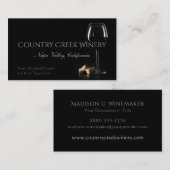 Kunsthandwerk für Barkeeper Visitenkarte (Vorne/Hinten)