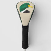 Kunsthandwerk gezeichnet Mallard Duck Golf Headcover (Vorderseite)