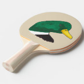 Kunsthandwerk gezeichnet Mallard Duck Tischtennis Schläger (Vorderseite)
