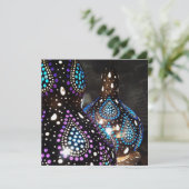 Kunsthandwerk Gourd Turkish Lanterns Akryllische K Einladung (Stehend Vorderseite)