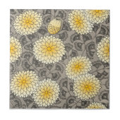 Kunsthandwerk Grays Yellow Chrysanthemum Repro Fliese (Vorderseite)